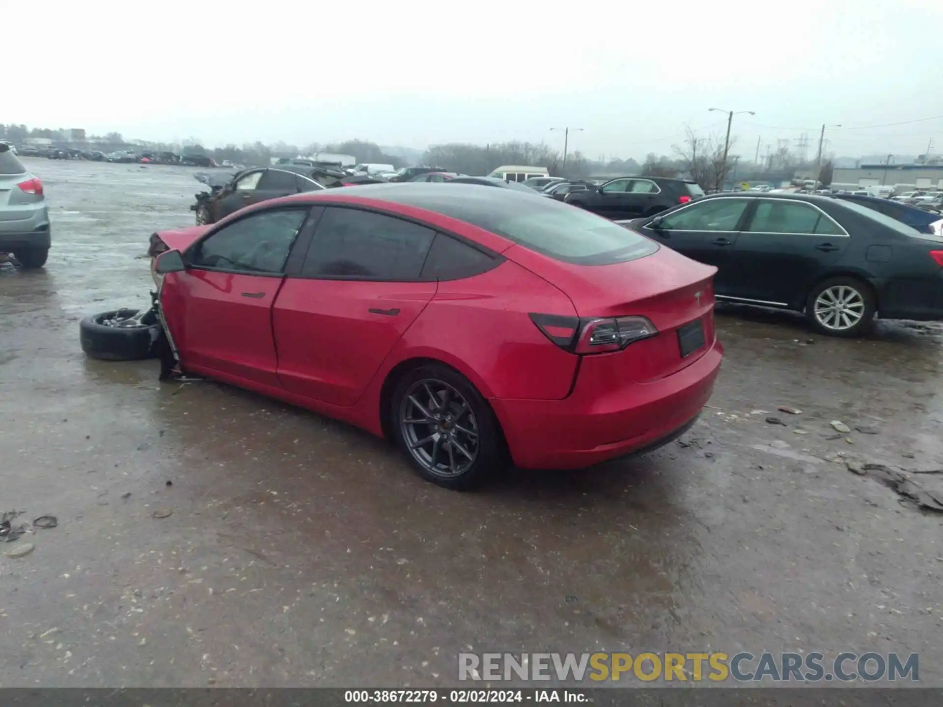 3 Photograph of a damaged car 5YJ3E1EA7PF429900 TESLA MODEL 3 2023