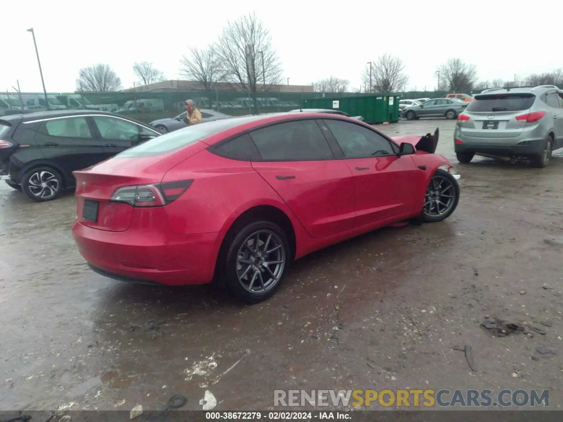 4 Фотография поврежденного автомобиля 5YJ3E1EA7PF429900 TESLA MODEL 3 2023