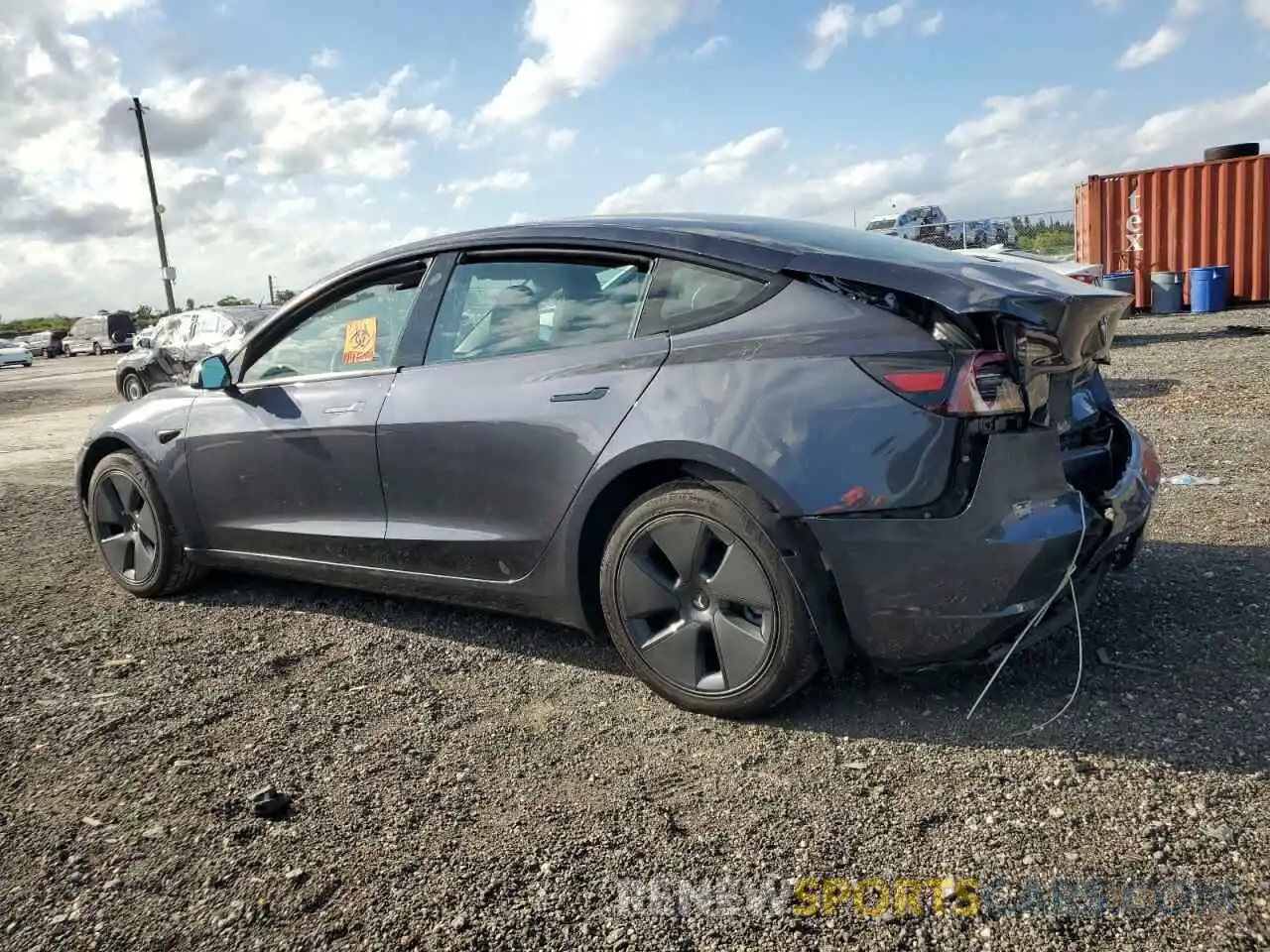 2 Фотография поврежденного автомобиля 5YJ3E1EA7PF449127 TESLA MODEL 3 2023