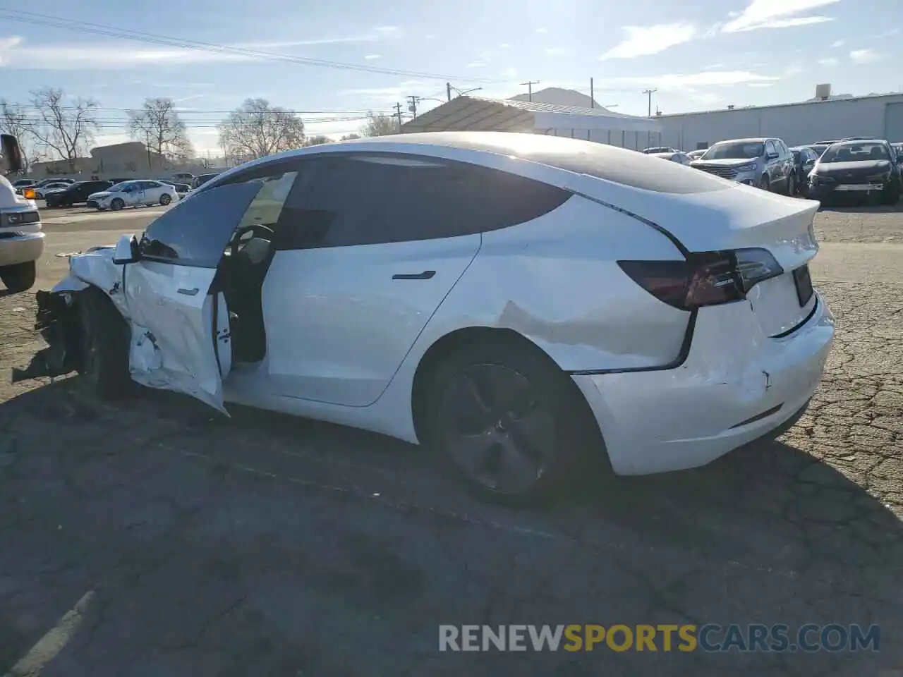 2 Photograph of a damaged car 5YJ3E1EA7PF488235 TESLA MODEL 3 2023