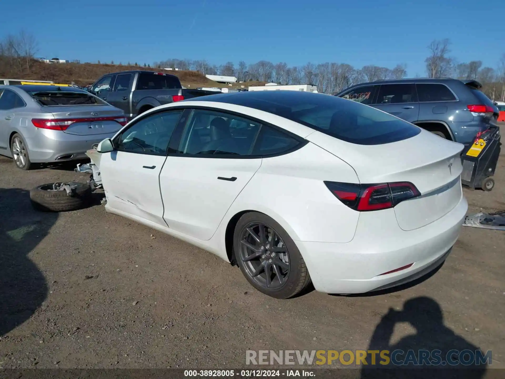 3 Photograph of a damaged car 5YJ3E1EA7PF555366 TESLA MODEL 3 2023