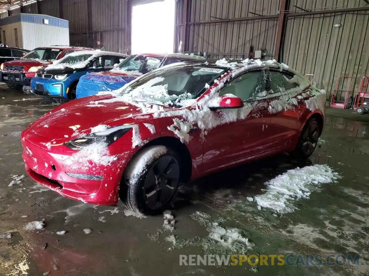 1 Photograph of a damaged car 5YJ3E1EA7PF556968 TESLA MODEL 3 2023