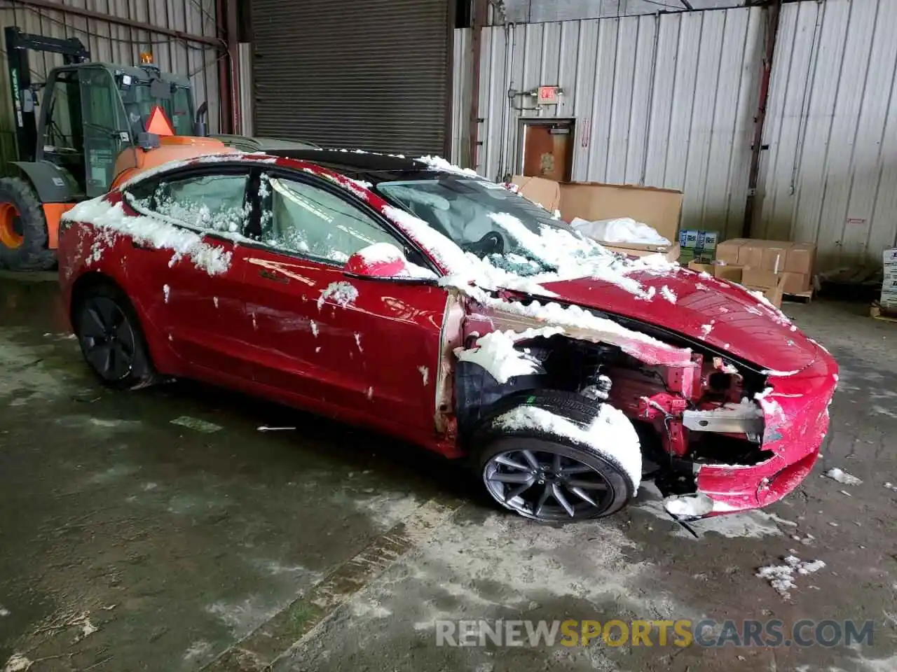 4 Photograph of a damaged car 5YJ3E1EA7PF556968 TESLA MODEL 3 2023