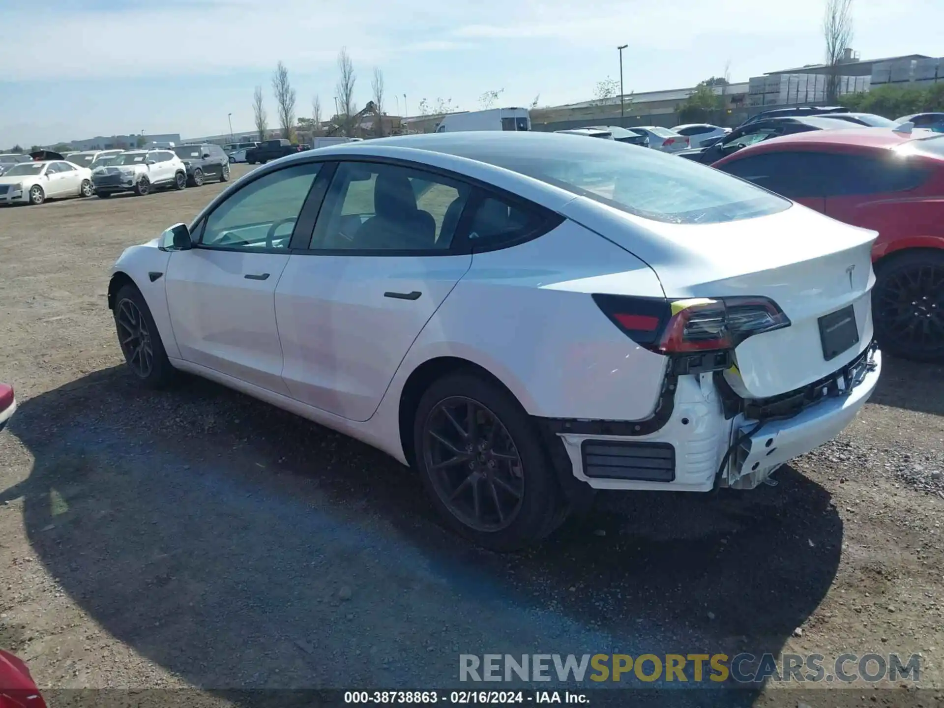 3 Photograph of a damaged car 5YJ3E1EA7PF564195 TESLA MODEL 3 2023