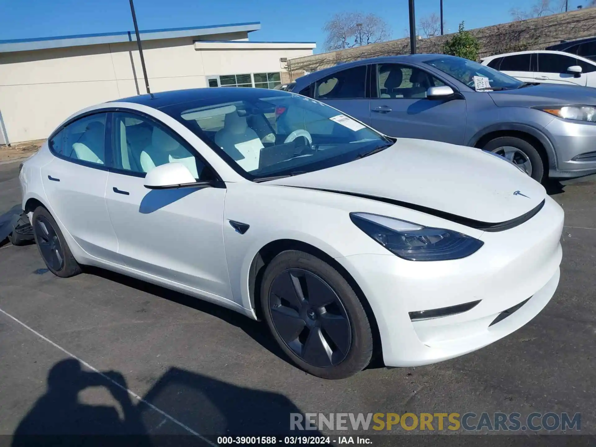 1 Photograph of a damaged car 5YJ3E1EA7PF584964 TESLA MODEL 3 2023