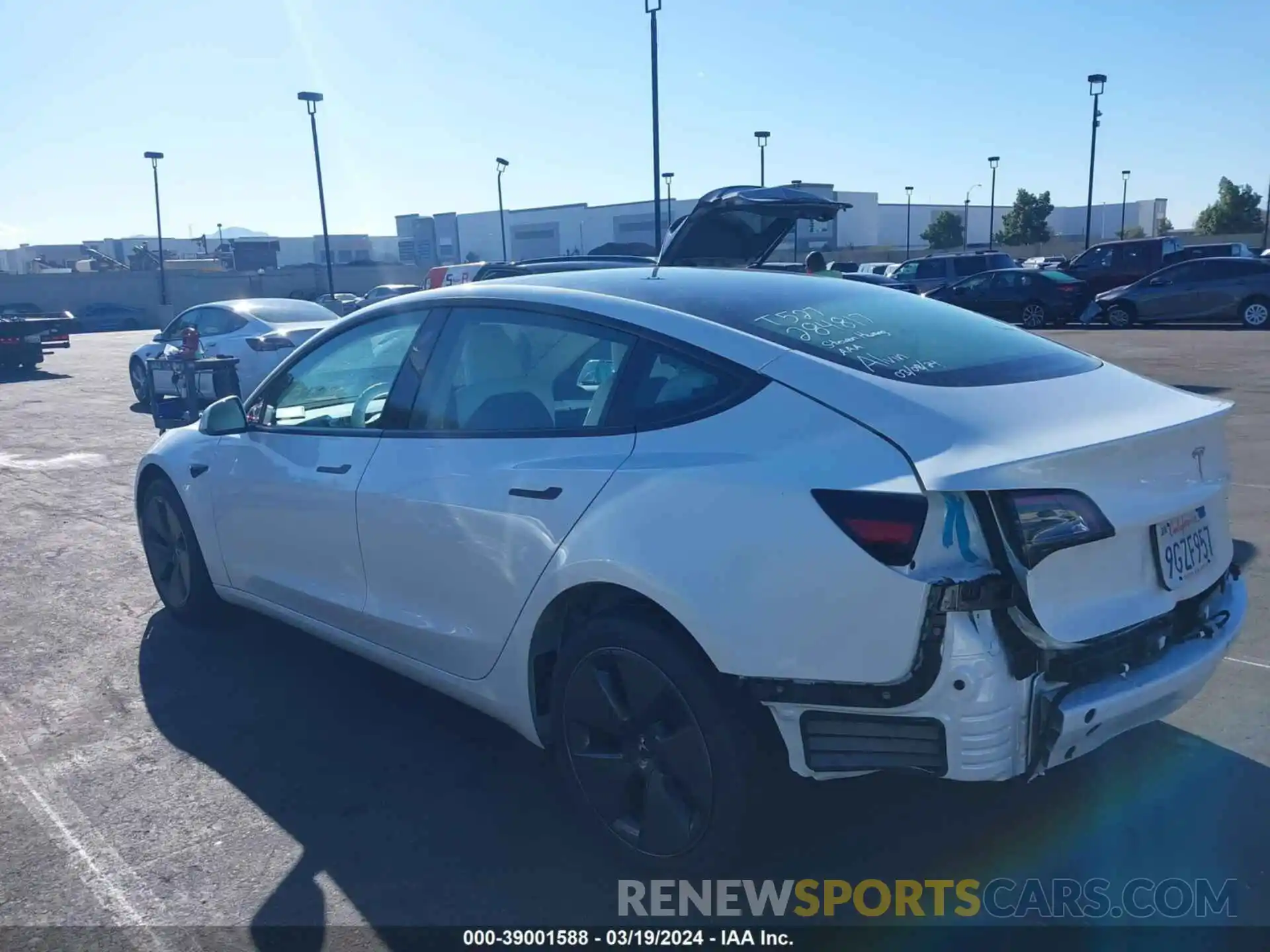 3 Photograph of a damaged car 5YJ3E1EA7PF584964 TESLA MODEL 3 2023