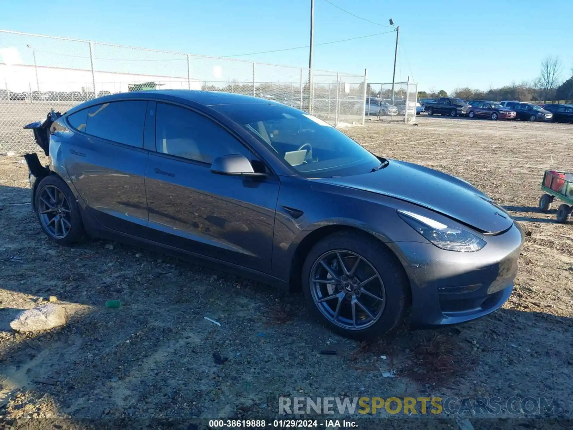 1 Photograph of a damaged car 5YJ3E1EA7PF637839 TESLA MODEL 3 2023