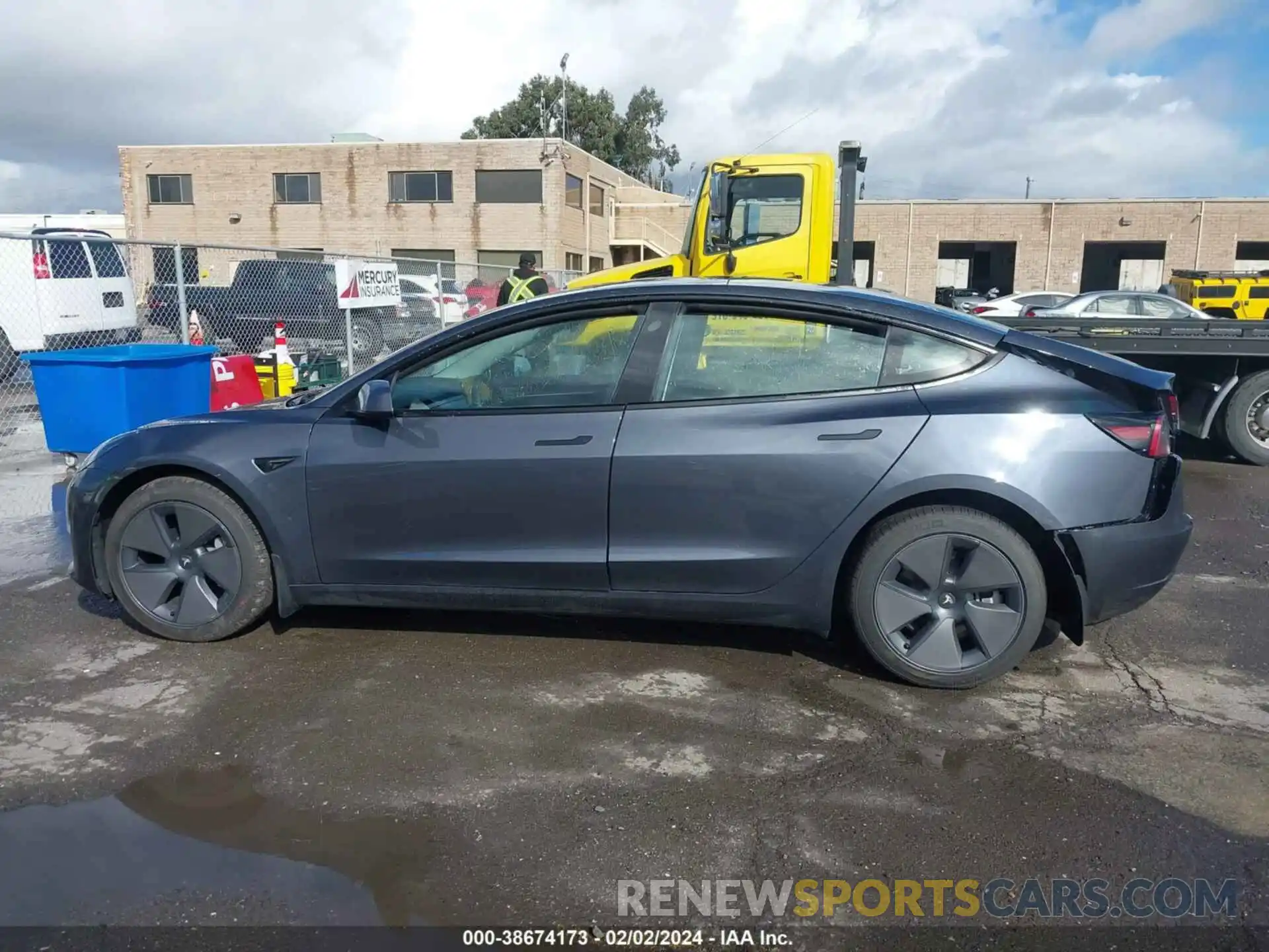 13 Photograph of a damaged car 5YJ3E1EA7PF712166 TESLA MODEL 3 2023