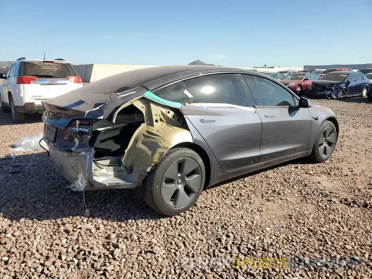 3 Photograph of a damaged car 5YJ3E1EA8PF384062 TESLA MODEL 3 2023