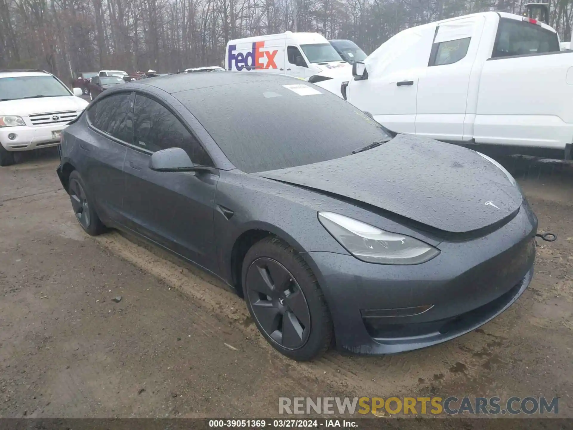 1 Photograph of a damaged car 5YJ3E1EA8PF396647 TESLA MODEL 3 2023