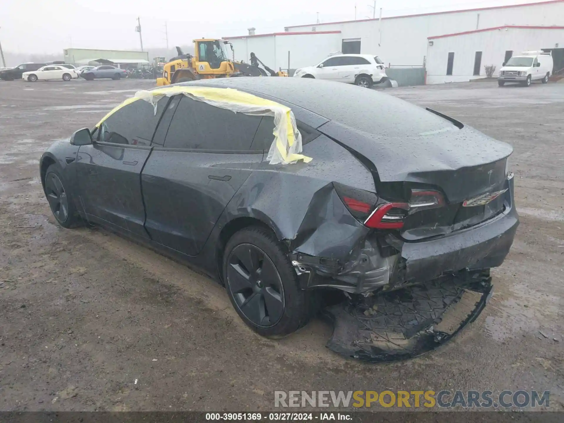 3 Photograph of a damaged car 5YJ3E1EA8PF396647 TESLA MODEL 3 2023