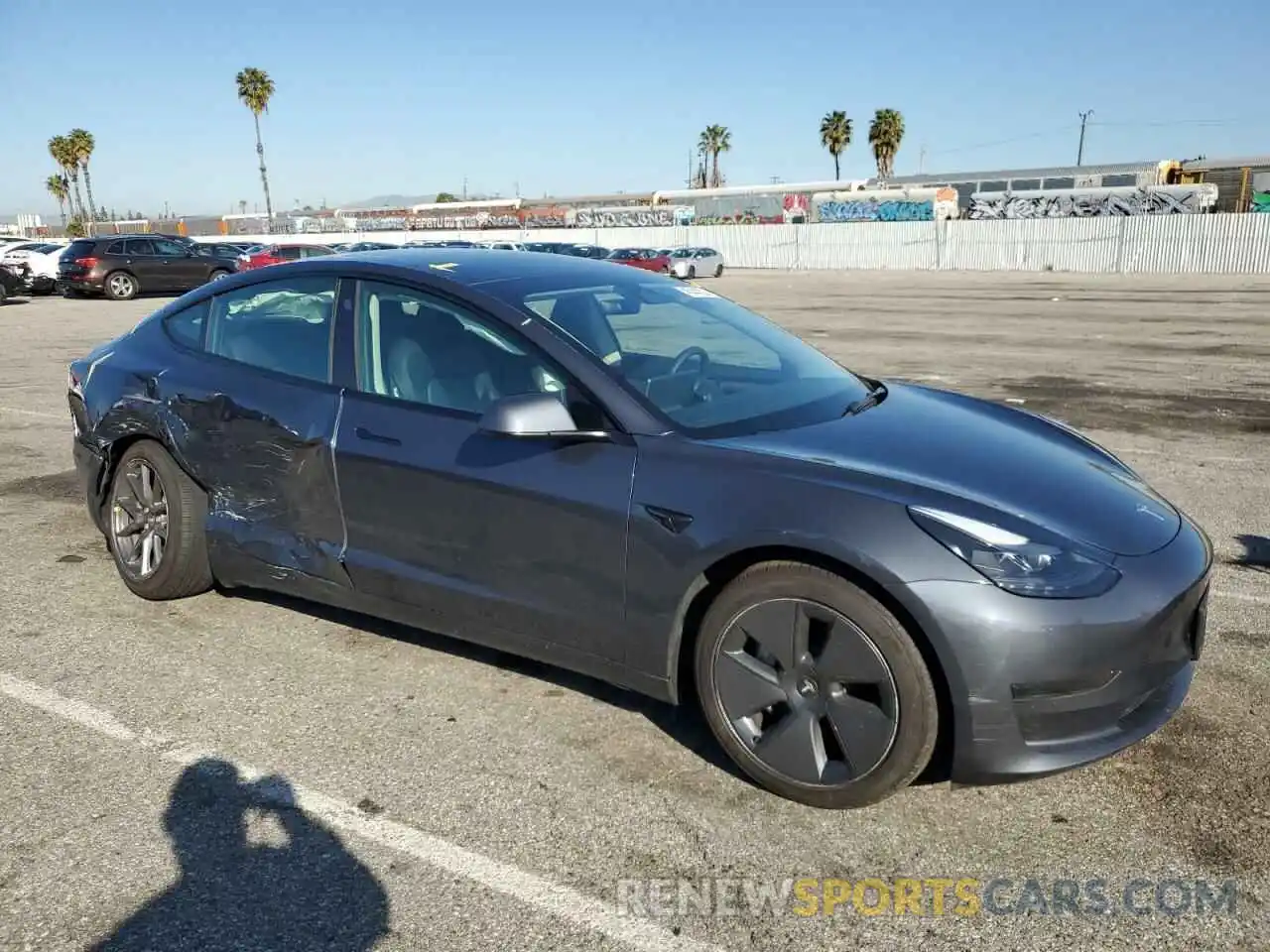 4 Photograph of a damaged car 5YJ3E1EA8PF398706 TESLA MODEL 3 2023