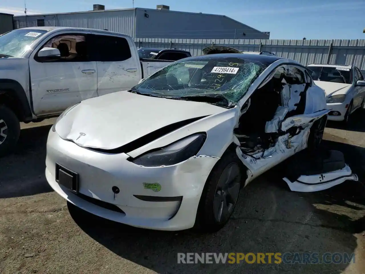 1 Photograph of a damaged car 5YJ3E1EA8PF430425 TESLA MODEL 3 2023