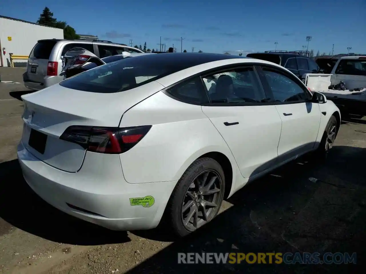 3 Photograph of a damaged car 5YJ3E1EA8PF430425 TESLA MODEL 3 2023