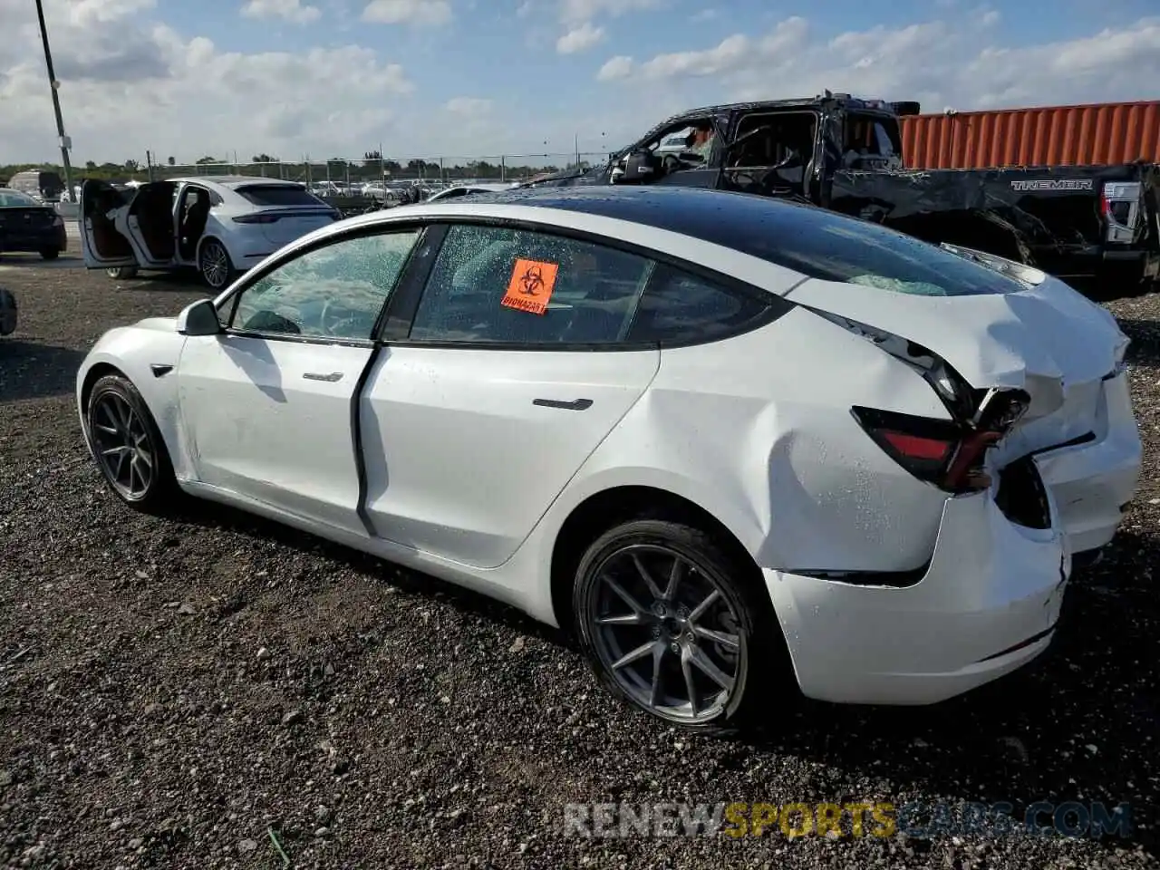 2 Photograph of a damaged car 5YJ3E1EA8PF436645 TESLA MODEL 3 2023