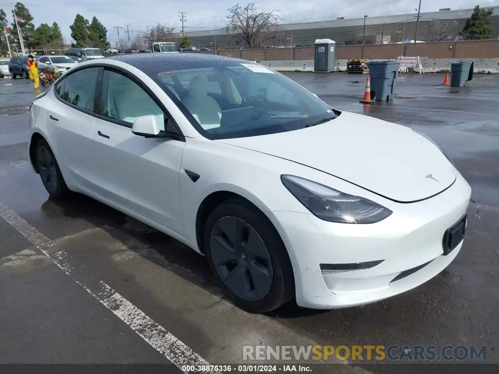 1 Photograph of a damaged car 5YJ3E1EA8PF513451 TESLA MODEL 3 2023