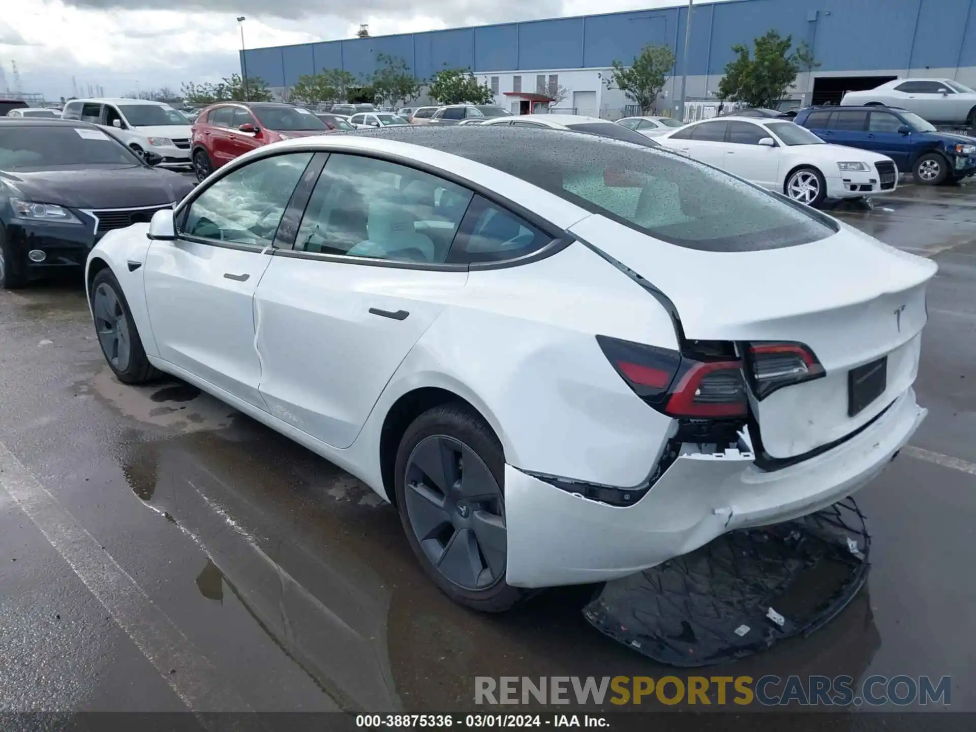 3 Photograph of a damaged car 5YJ3E1EA8PF513451 TESLA MODEL 3 2023