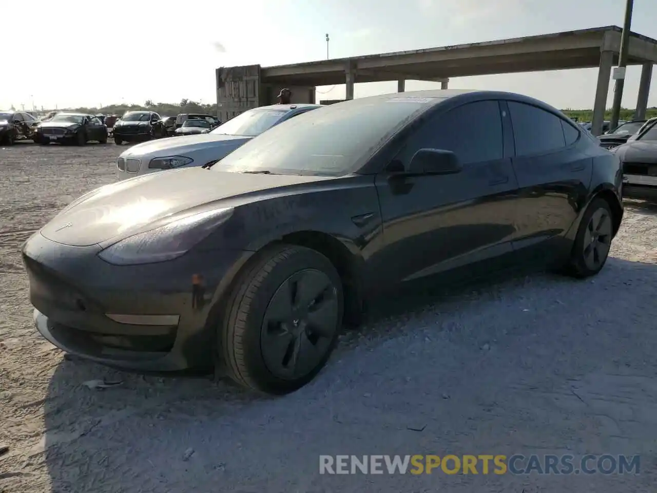 1 Photograph of a damaged car 5YJ3E1EA8PF565663 TESLA MODEL 3 2023