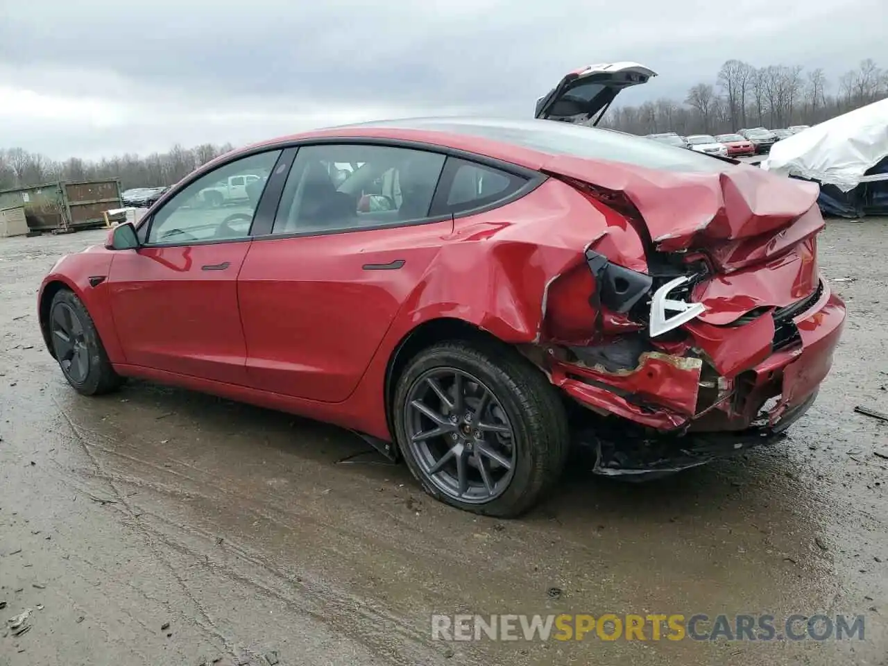 2 Photograph of a damaged car 5YJ3E1EA8PF568062 TESLA MODEL 3 2023