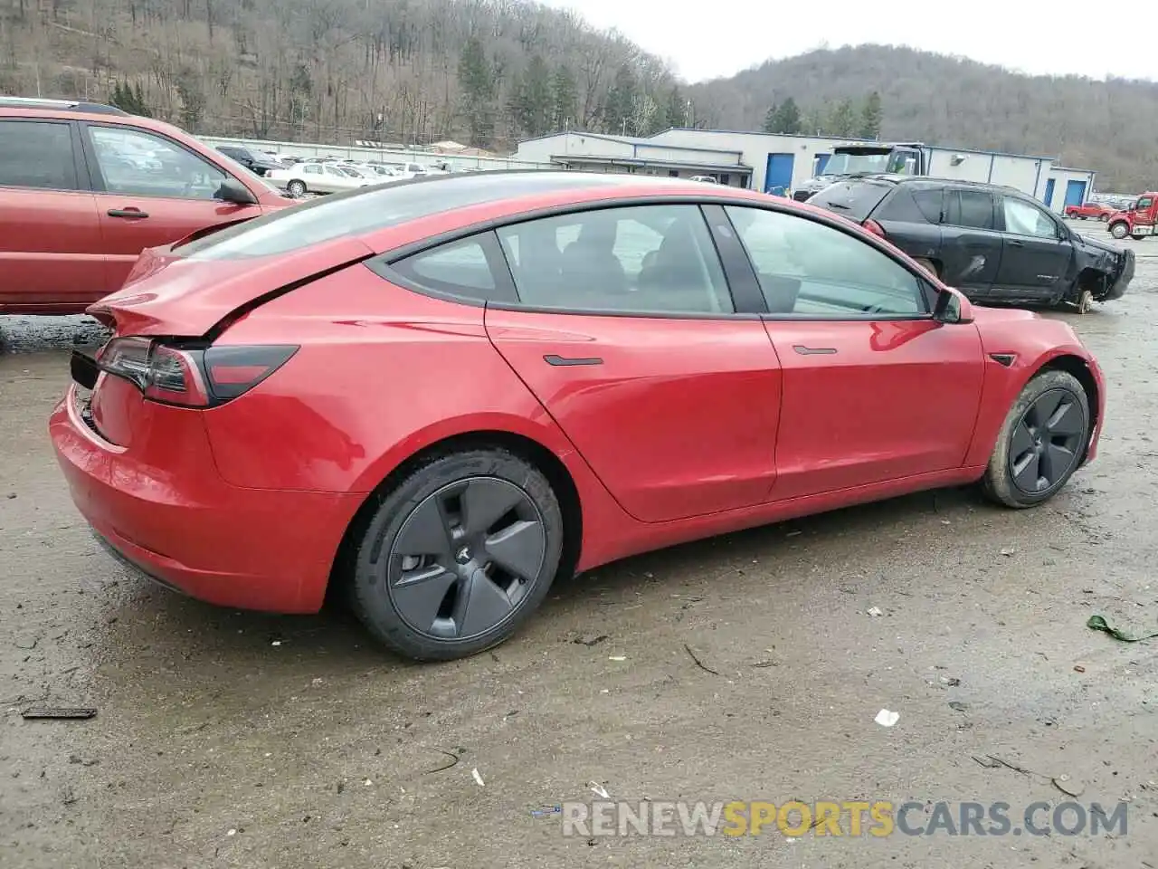 3 Photograph of a damaged car 5YJ3E1EA8PF568062 TESLA MODEL 3 2023