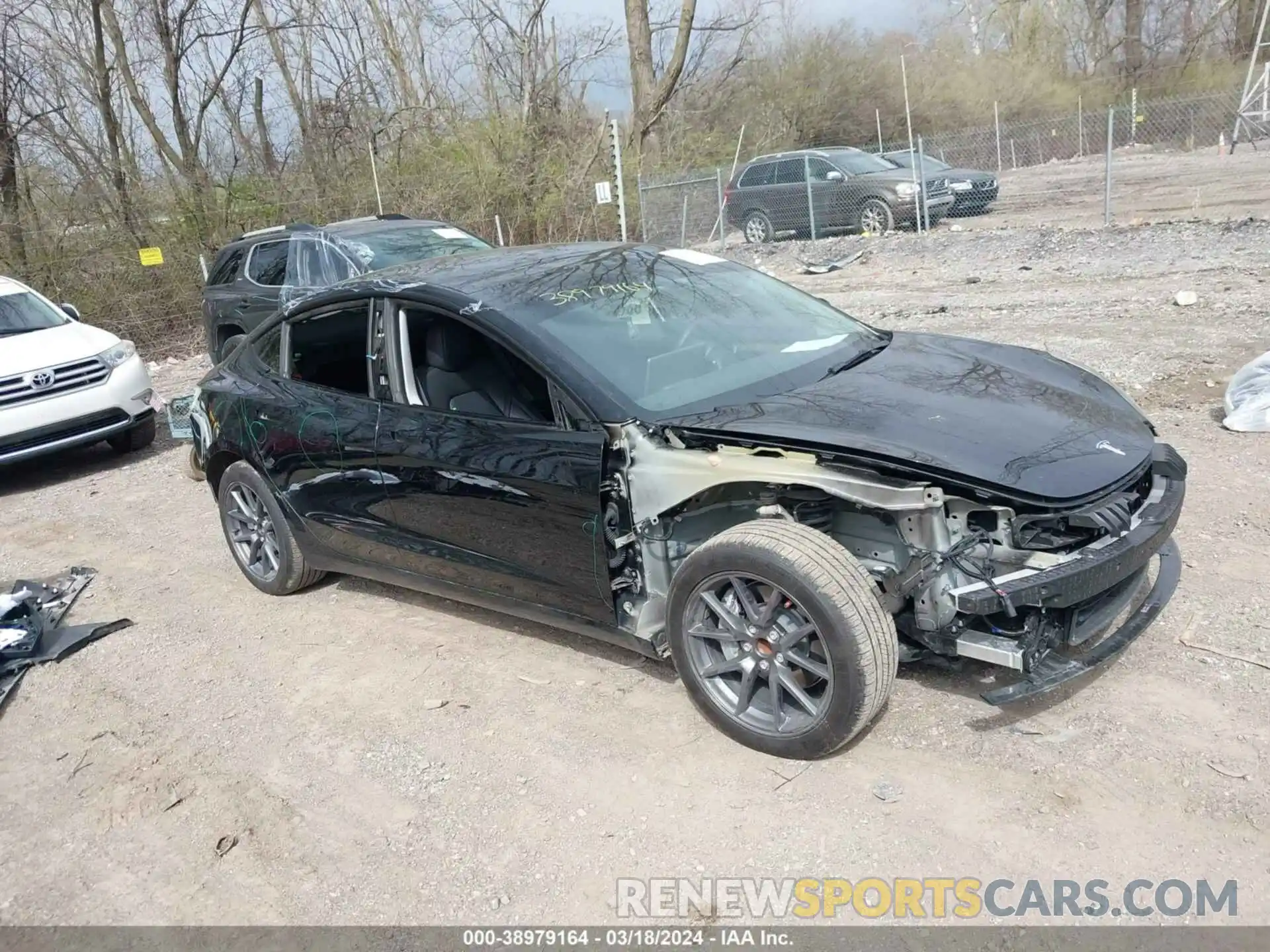 1 Photograph of a damaged car 5YJ3E1EA8PF626221 TESLA MODEL 3 2023