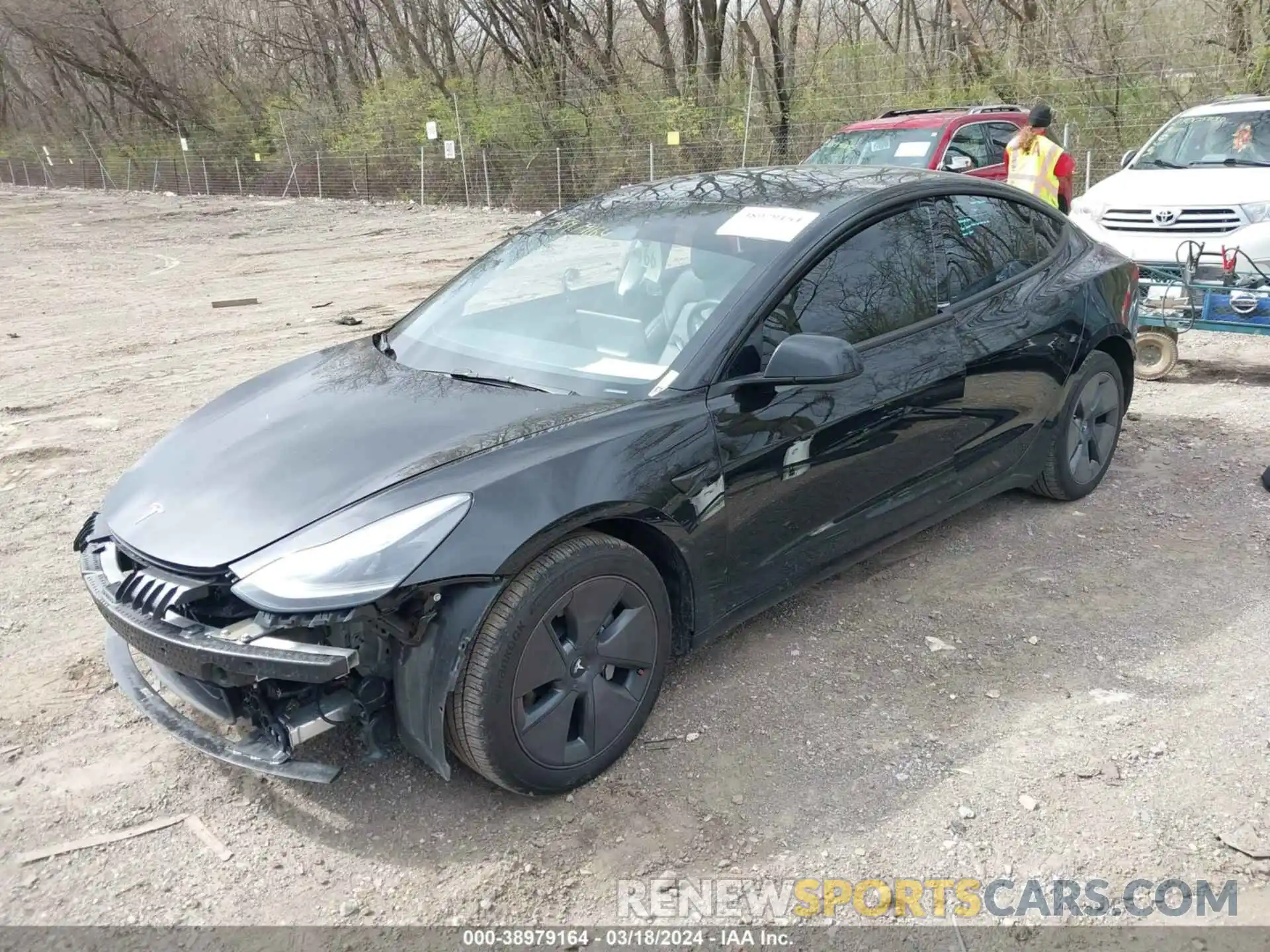 2 Photograph of a damaged car 5YJ3E1EA8PF626221 TESLA MODEL 3 2023