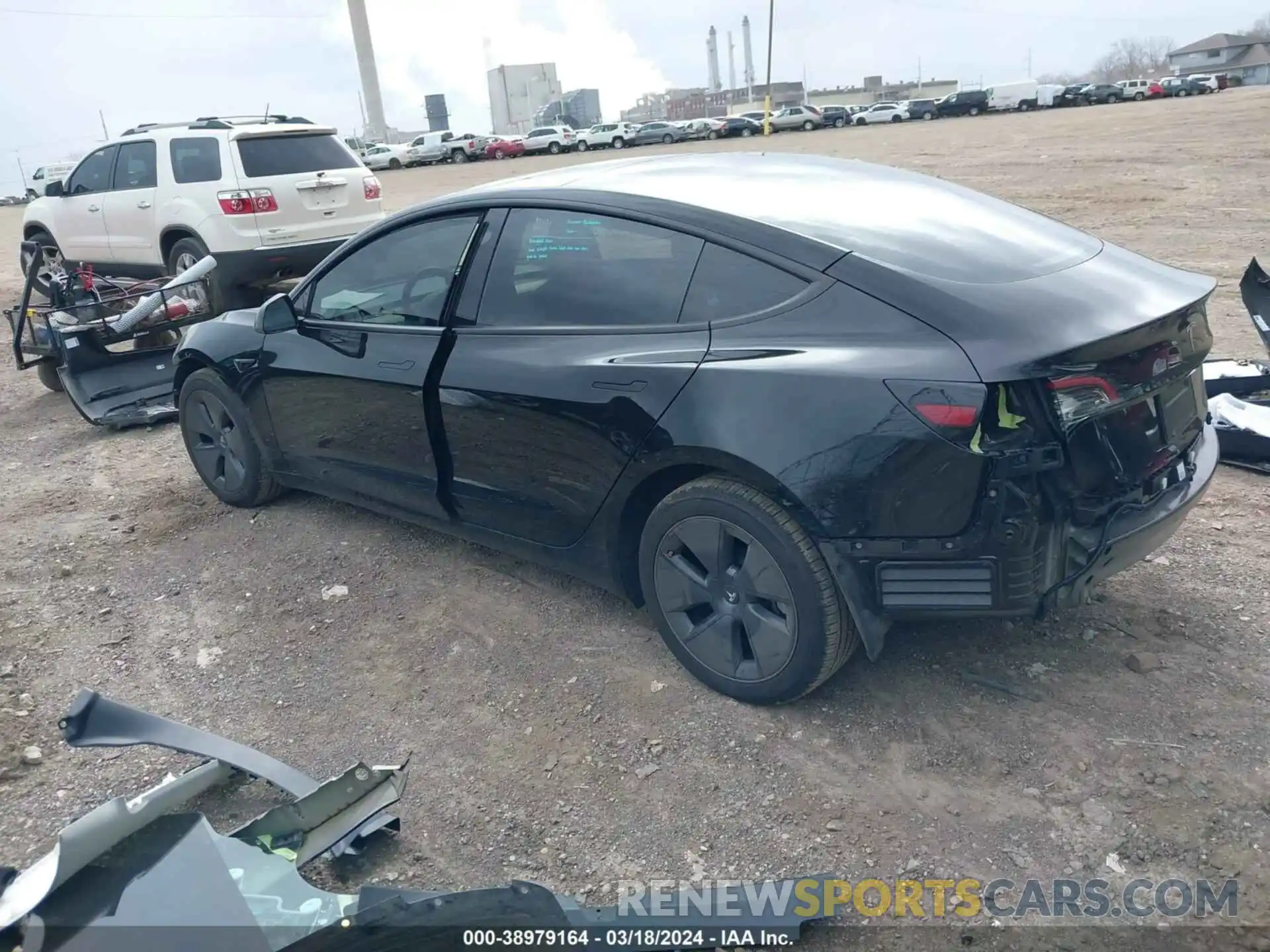 3 Photograph of a damaged car 5YJ3E1EA8PF626221 TESLA MODEL 3 2023