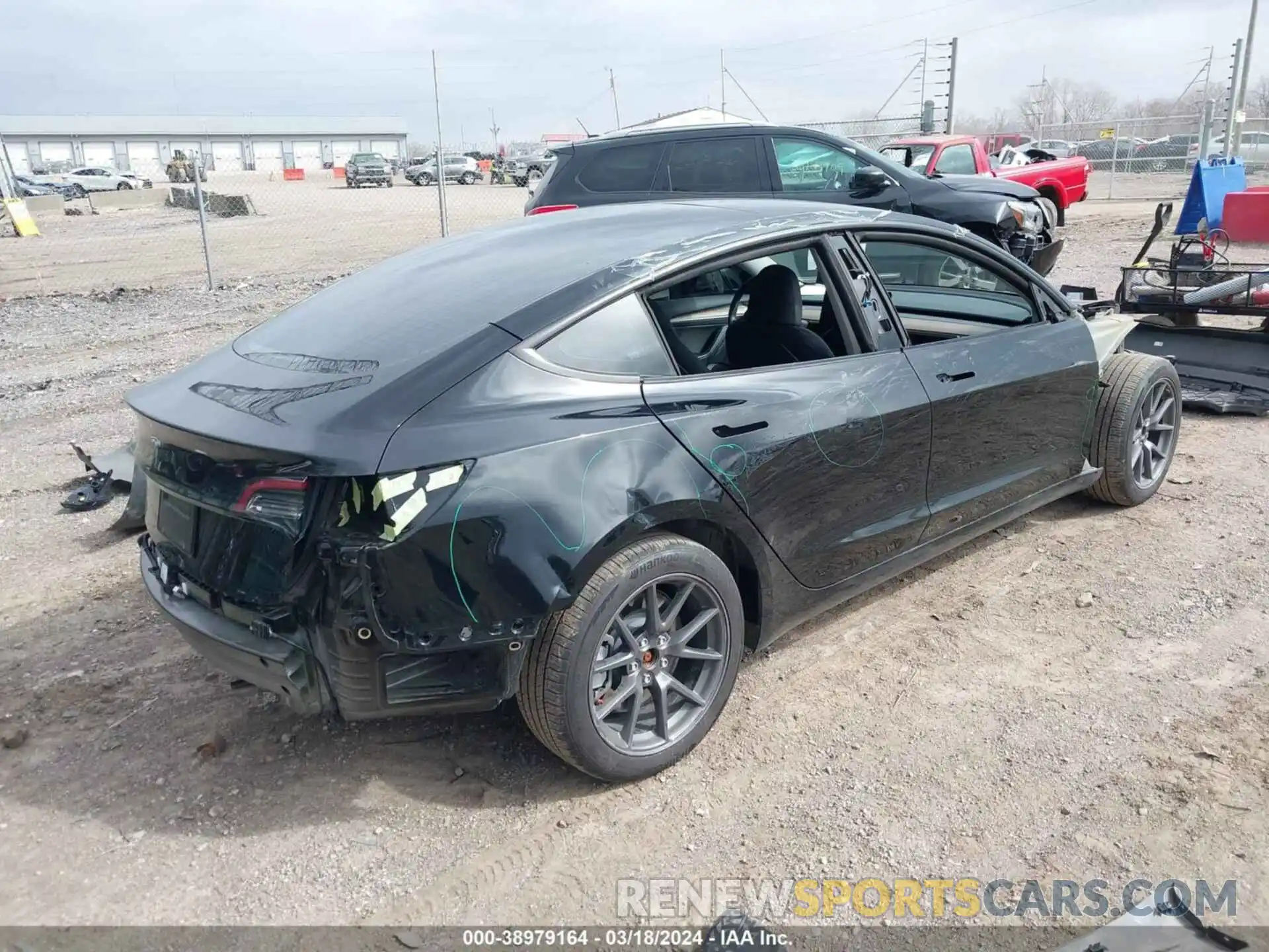 4 Photograph of a damaged car 5YJ3E1EA8PF626221 TESLA MODEL 3 2023