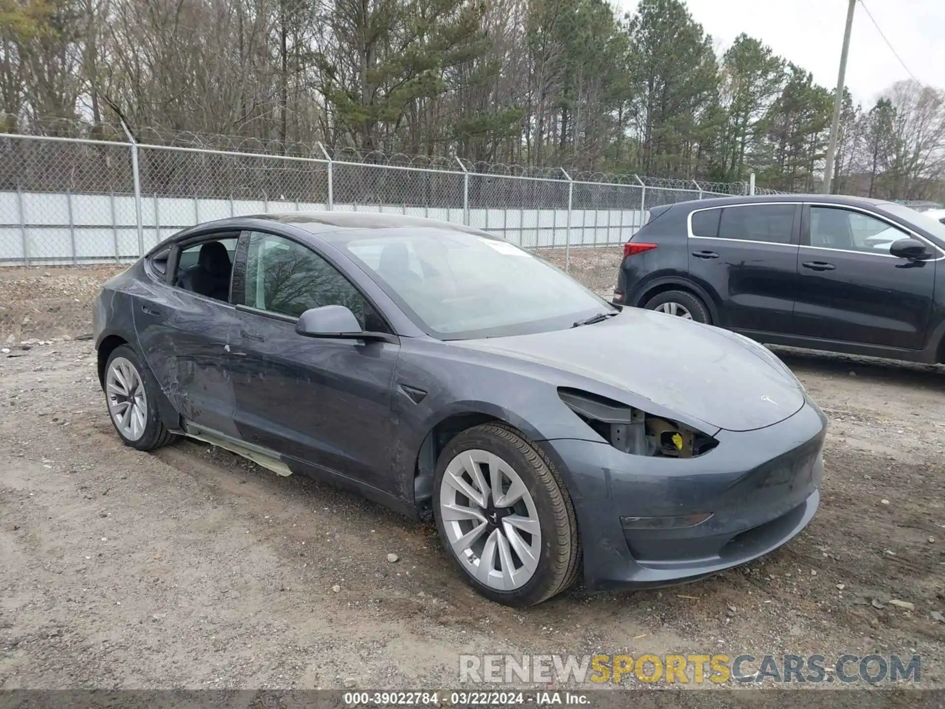 1 Photograph of a damaged car 5YJ3E1EA8PF626882 TESLA MODEL 3 2023