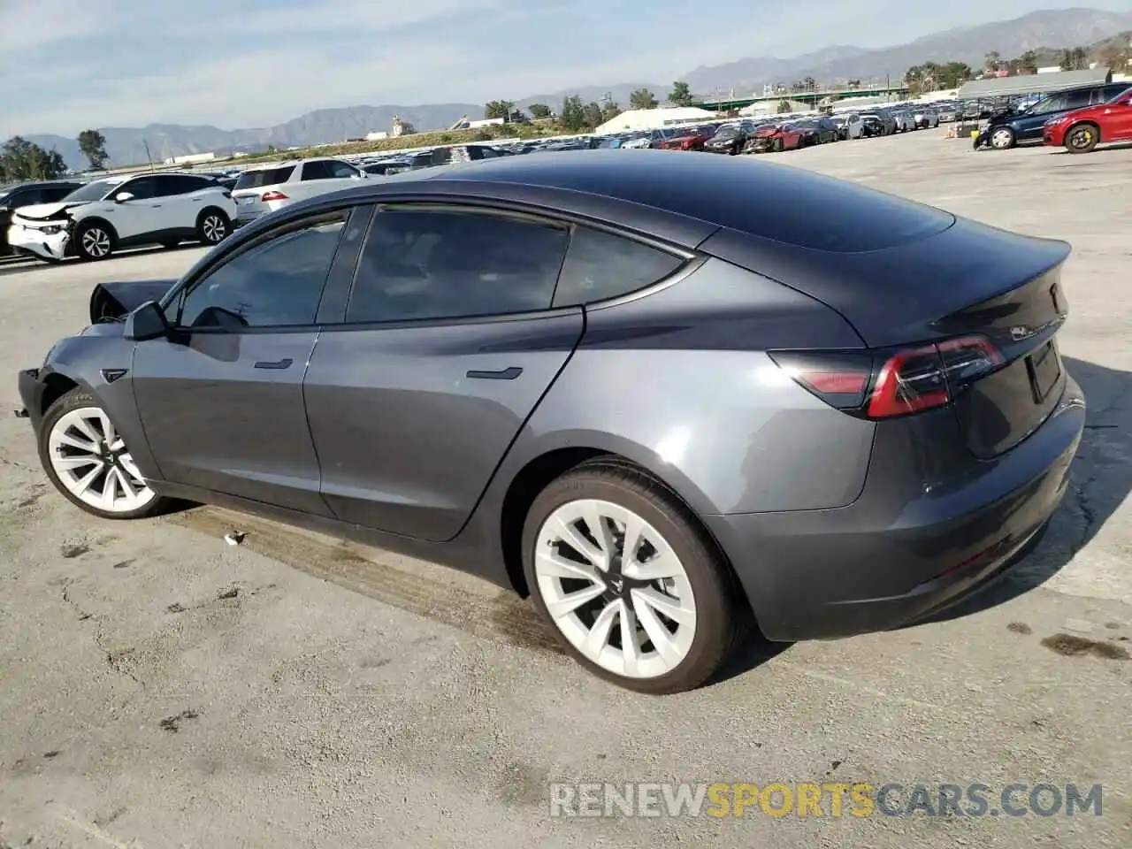 2 Photograph of a damaged car 5YJ3E1EA8PF638904 TESLA MODEL 3 2023