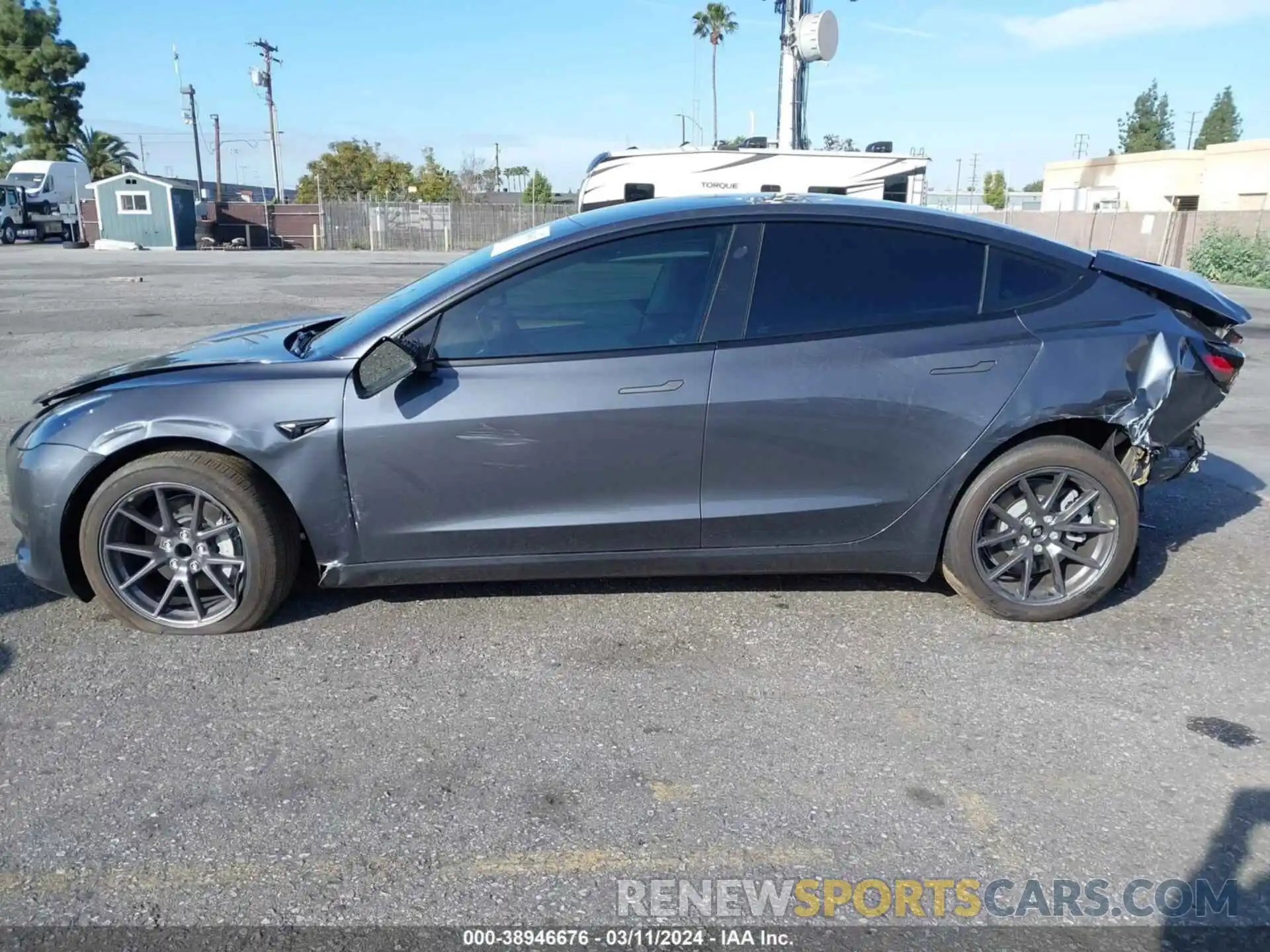 13 Photograph of a damaged car 5YJ3E1EA8PF651748 TESLA MODEL 3 2023