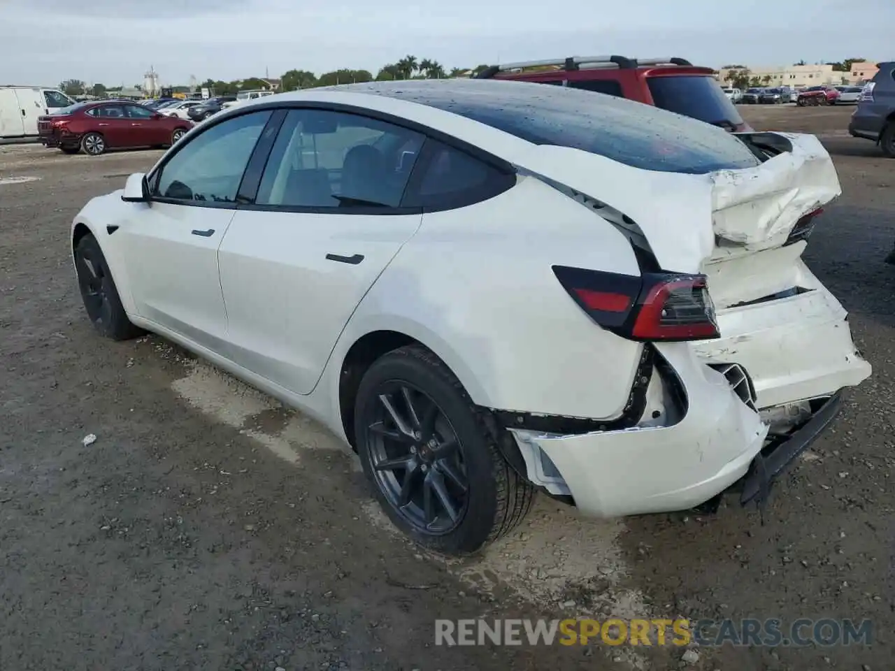 2 Photograph of a damaged car 5YJ3E1EA8PF681512 TESLA MODEL 3 2023