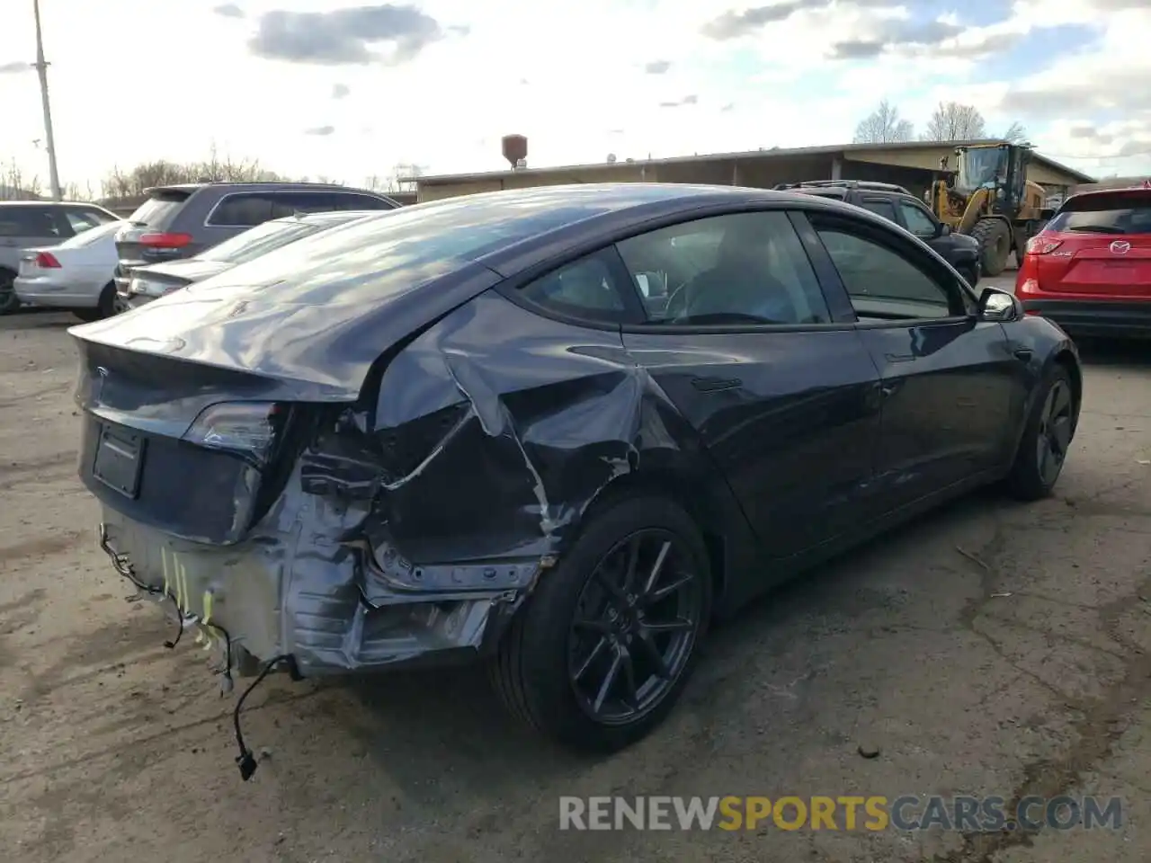 3 Photograph of a damaged car 5YJ3E1EA9PF395359 TESLA MODEL 3 2023