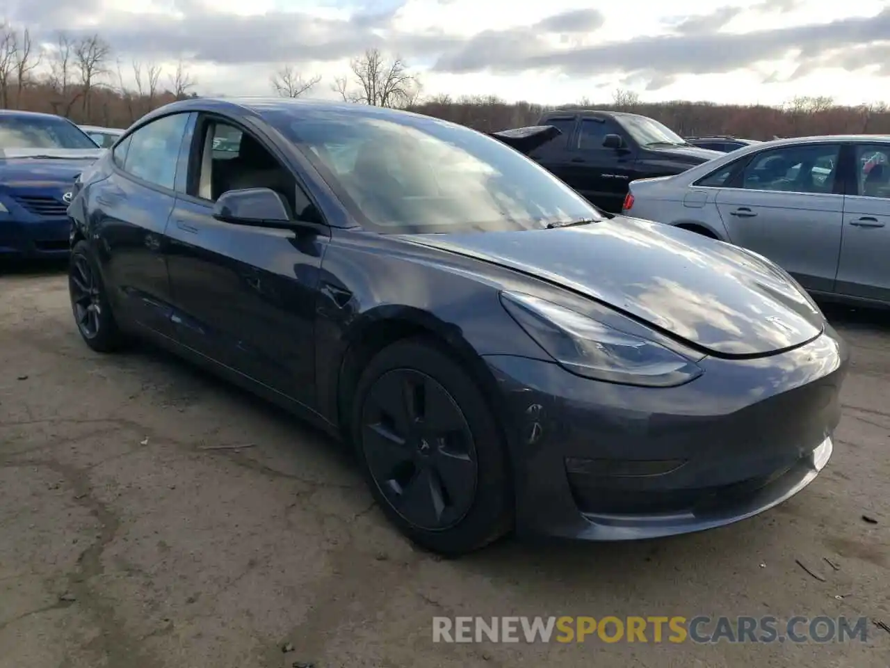 4 Фотография поврежденного автомобиля 5YJ3E1EA9PF395359 TESLA MODEL 3 2023