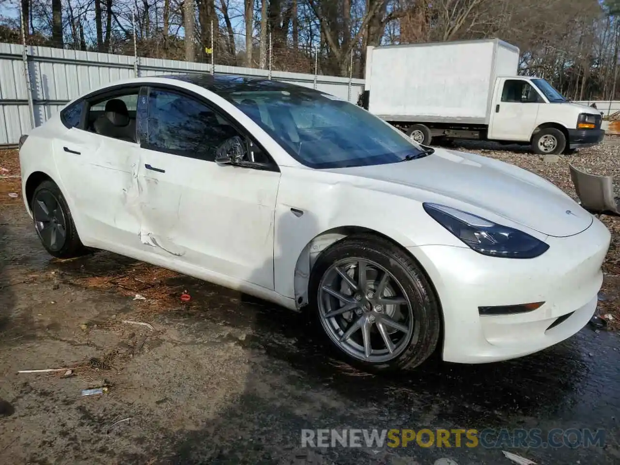 4 Фотография поврежденного автомобиля 5YJ3E1EA9PF408286 TESLA MODEL 3 2023