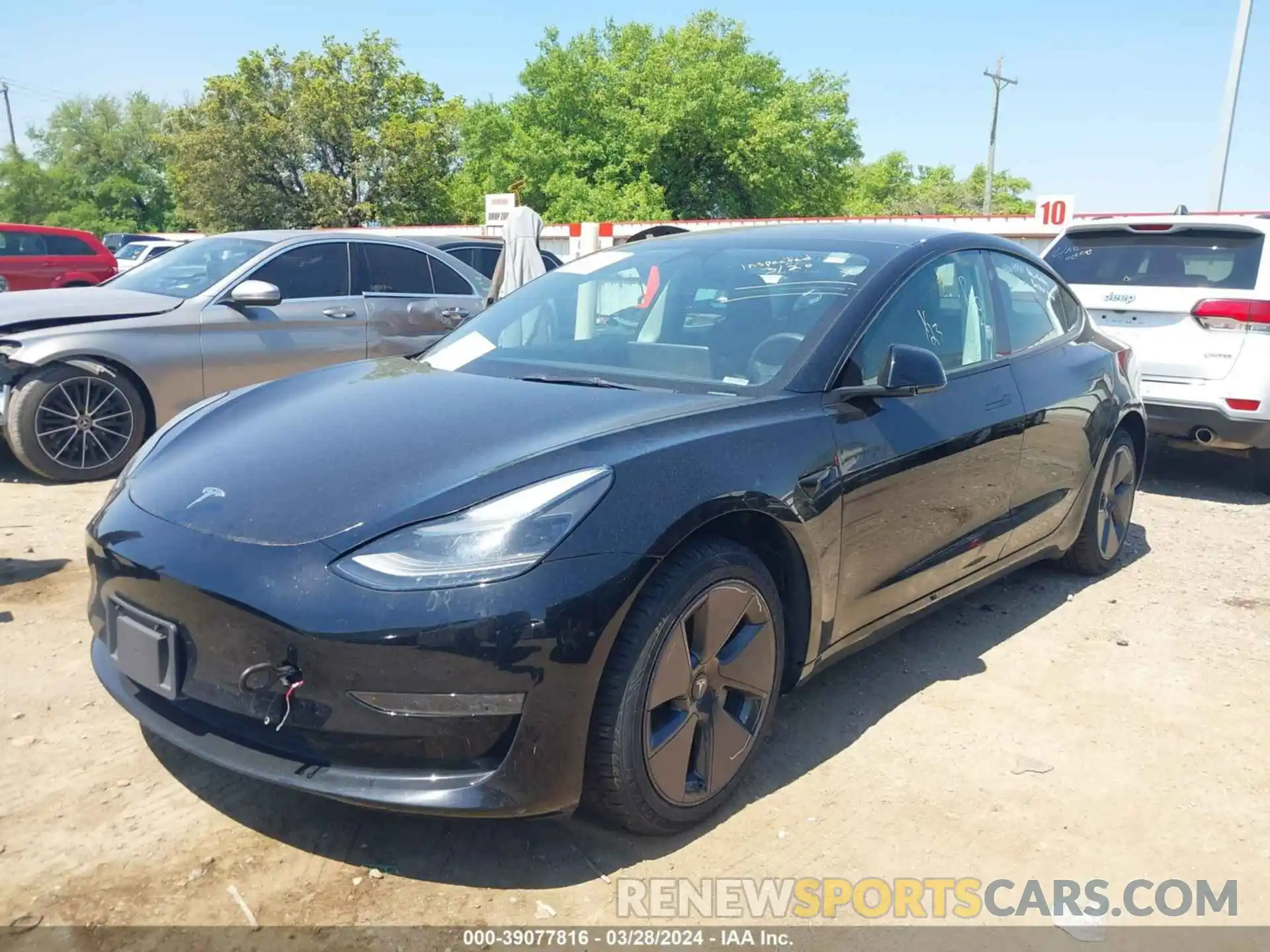 2 Photograph of a damaged car 5YJ3E1EA9PF429915 TESLA MODEL 3 2023