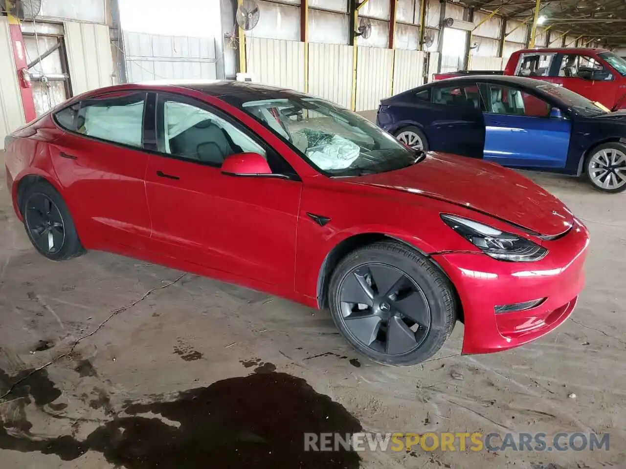 4 Фотография поврежденного автомобиля 5YJ3E1EA9PF452546 TESLA MODEL 3 2023