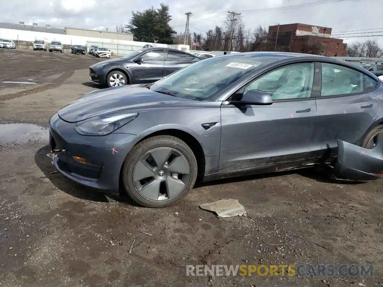 1 Photograph of a damaged car 5YJ3E1EA9PF461537 TESLA MODEL 3 2023