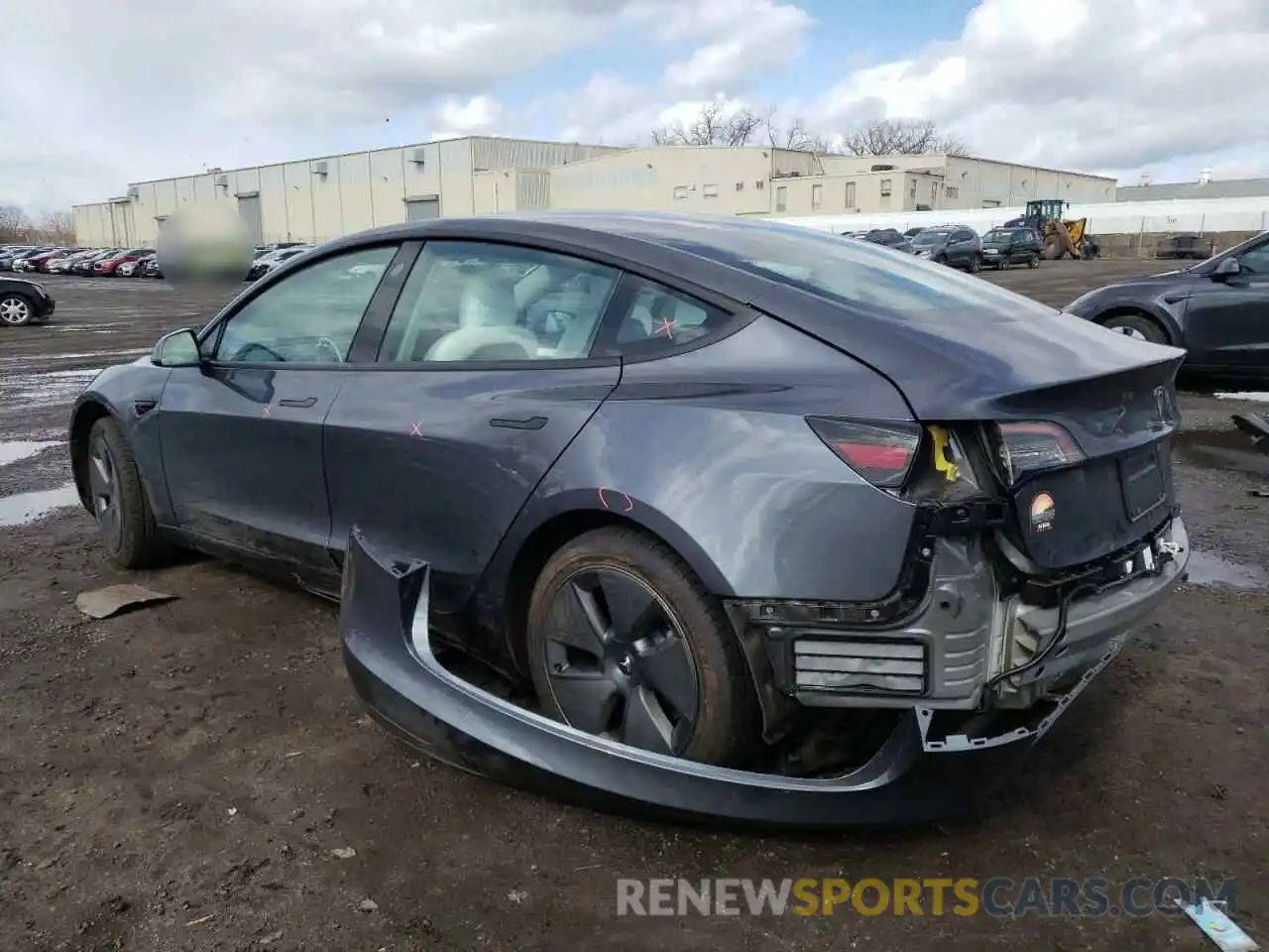 2 Photograph of a damaged car 5YJ3E1EA9PF461537 TESLA MODEL 3 2023