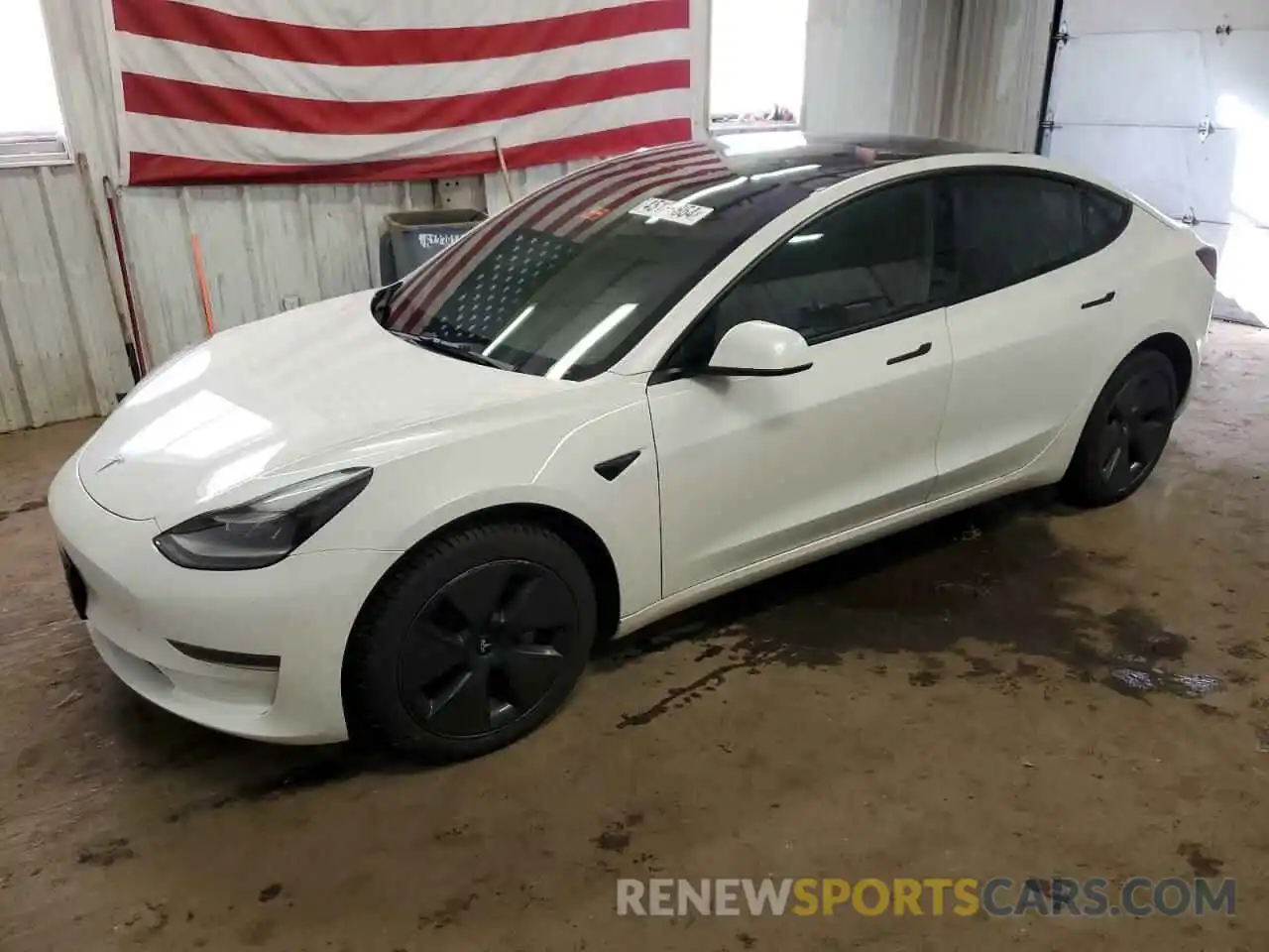 1 Photograph of a damaged car 5YJ3E1EA9PF467595 TESLA MODEL 3 2023