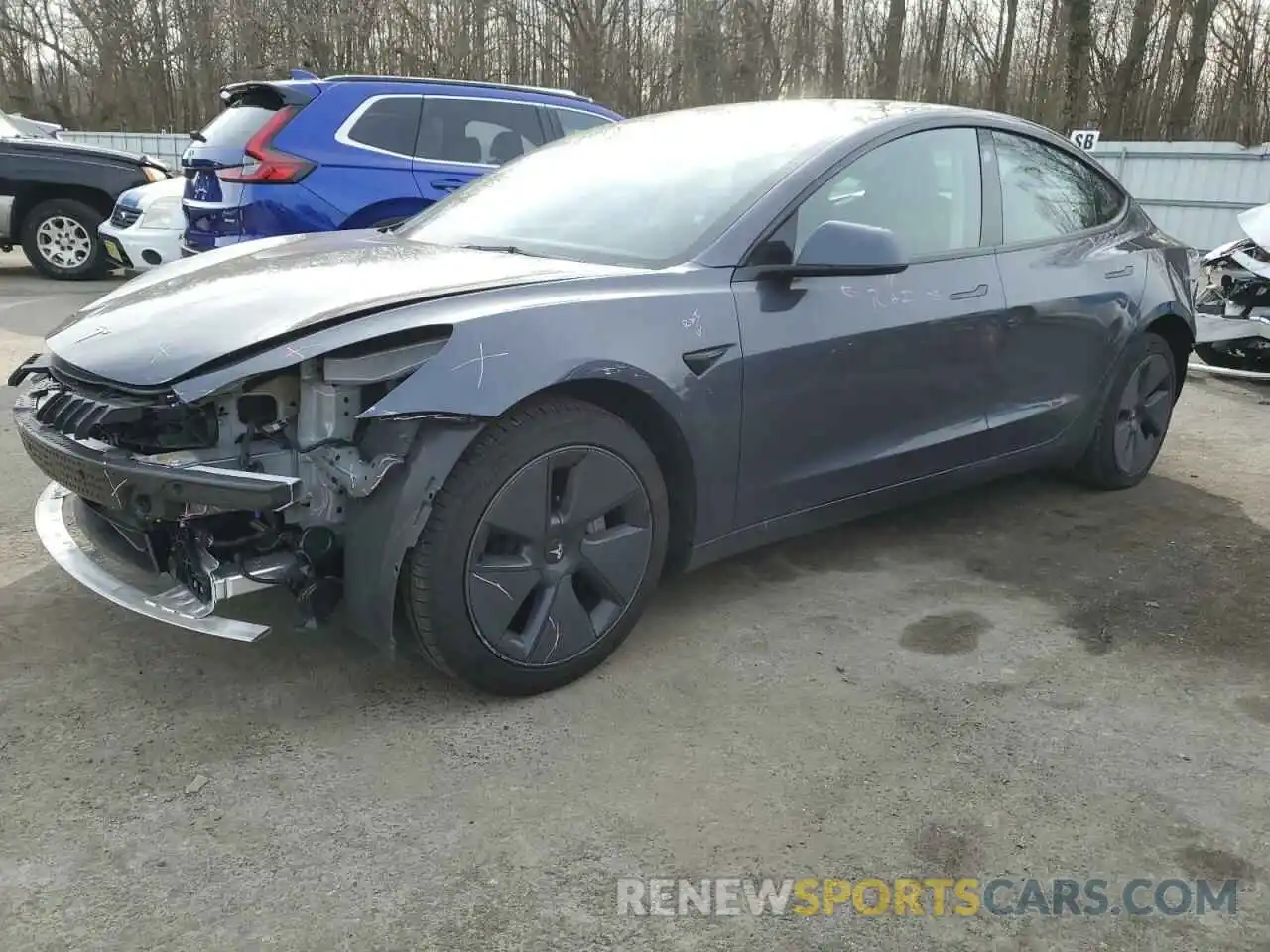 1 Фотография поврежденного автомобиля 5YJ3E1EA9PF512003 TESLA MODEL 3 2023