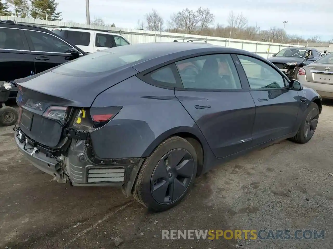 3 Photograph of a damaged car 5YJ3E1EA9PF512003 TESLA MODEL 3 2023