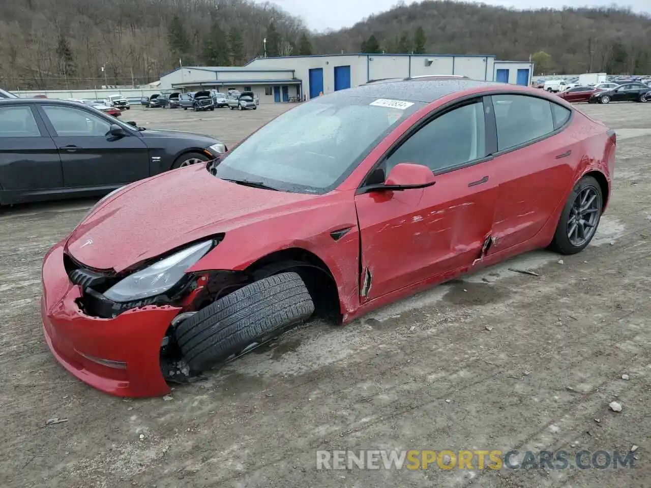 1 Photograph of a damaged car 5YJ3E1EA9PF569561 TESLA MODEL 3 2023