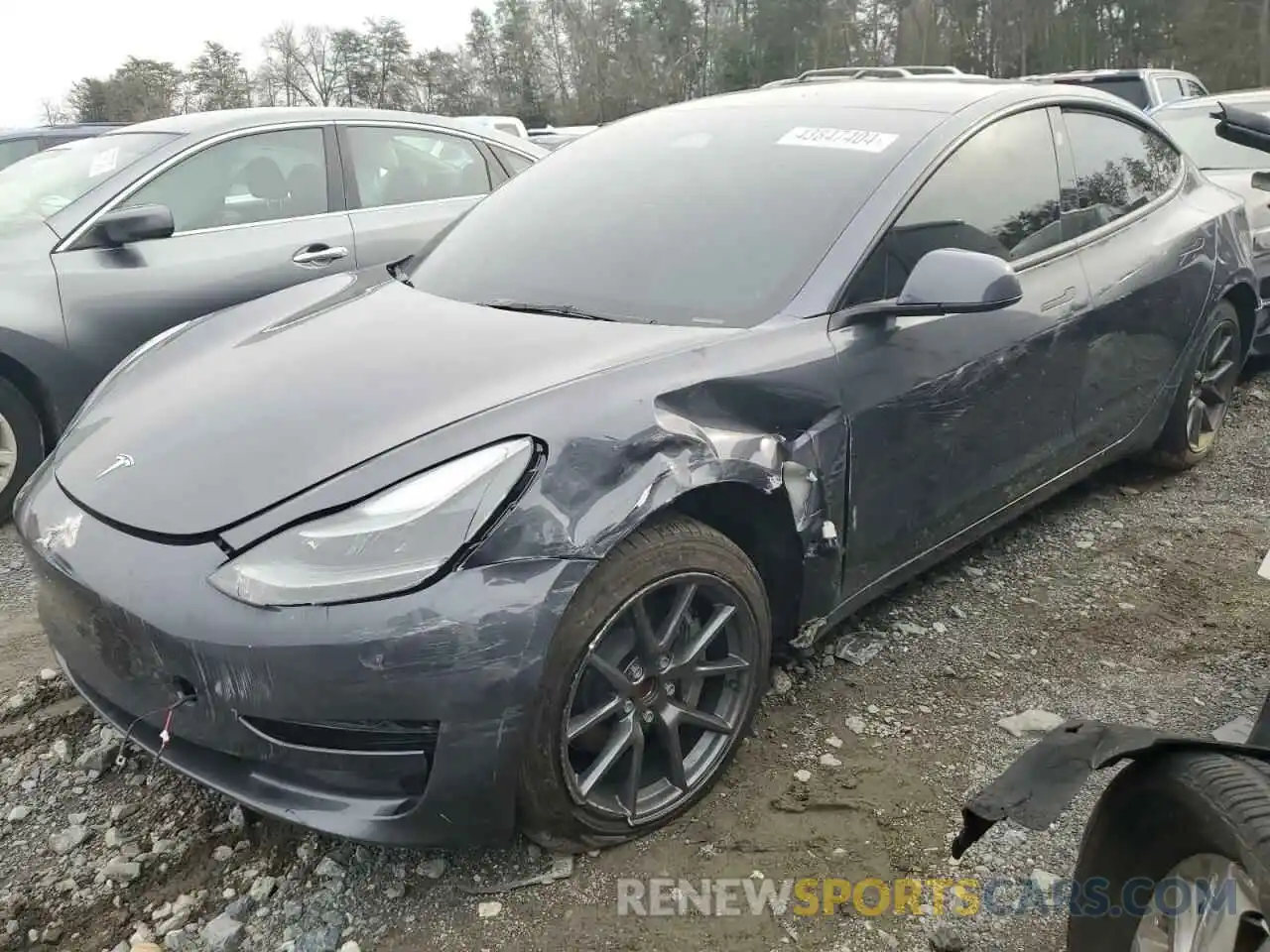 1 Photograph of a damaged car 5YJ3E1EA9PF668171 TESLA MODEL 3 2023