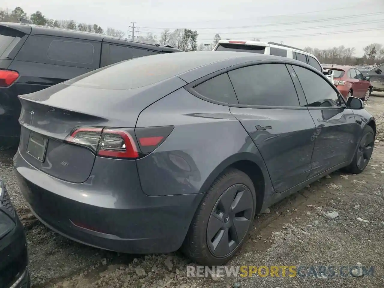 3 Photograph of a damaged car 5YJ3E1EA9PF668171 TESLA MODEL 3 2023