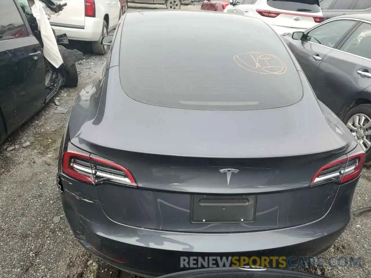 6 Photograph of a damaged car 5YJ3E1EA9PF668171 TESLA MODEL 3 2023