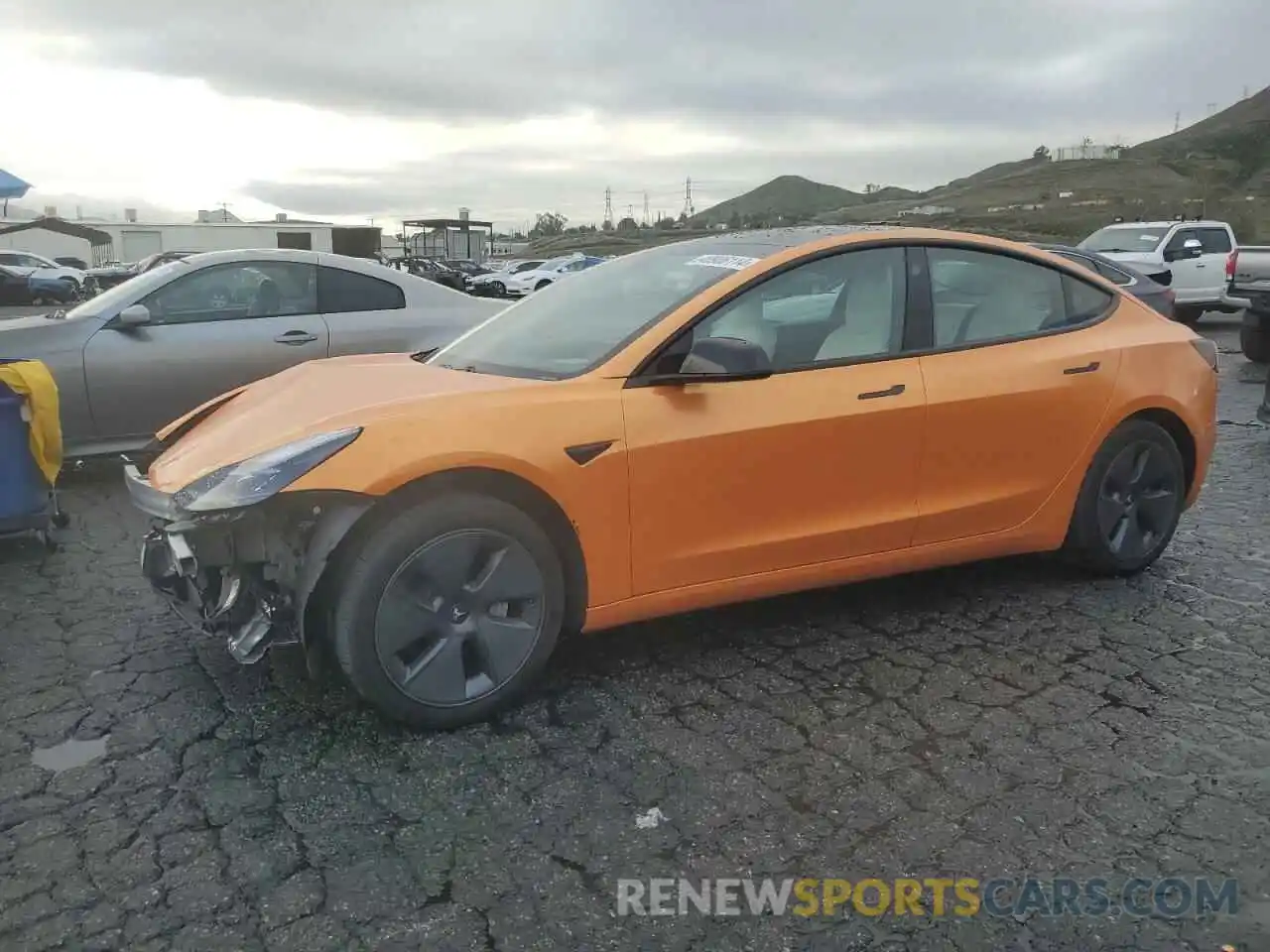 1 Photograph of a damaged car 5YJ3E1EAXPF398500 TESLA MODEL 3 2023