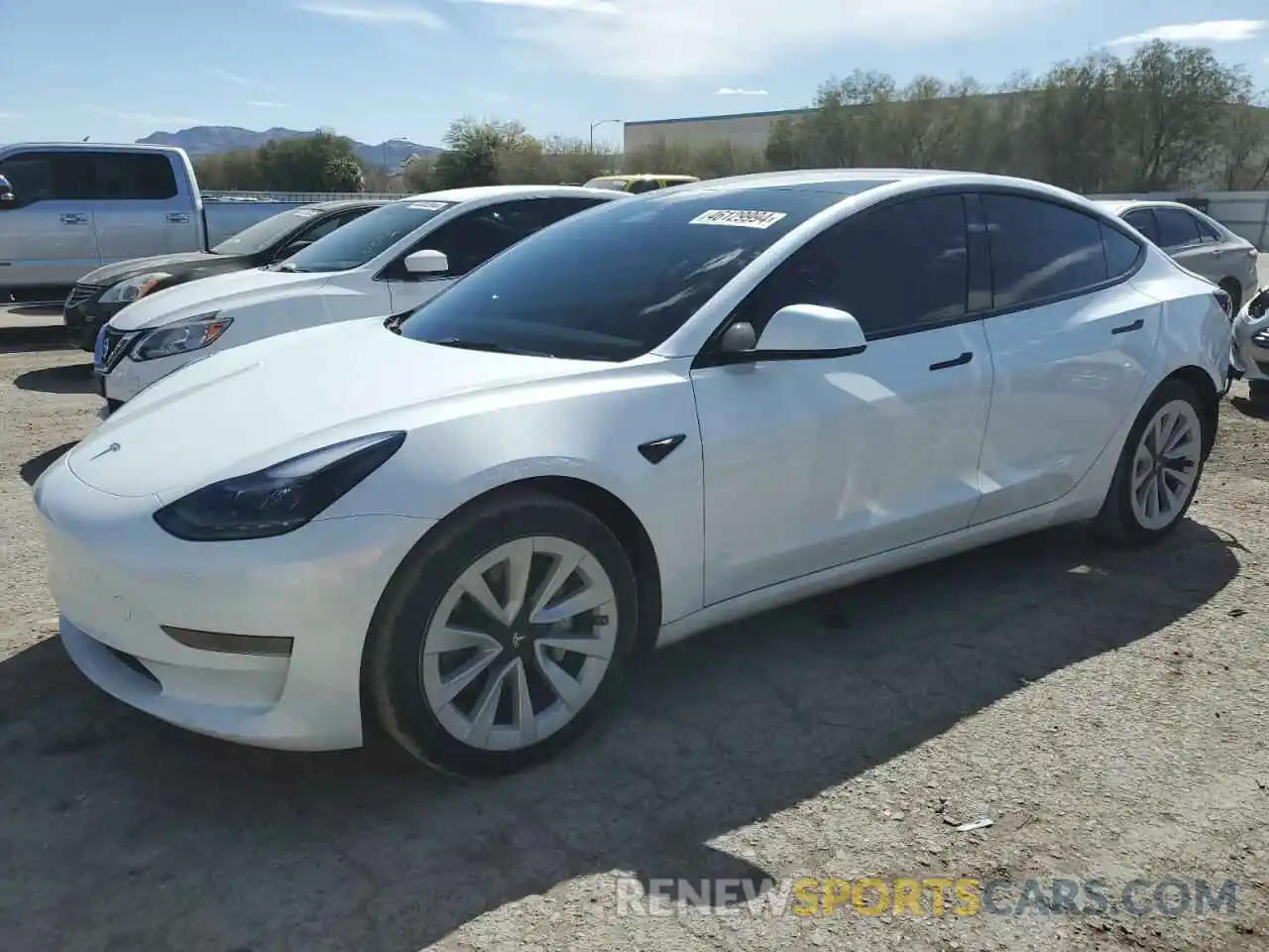 1 Photograph of a damaged car 5YJ3E1EAXPF420320 TESLA MODEL 3 2023