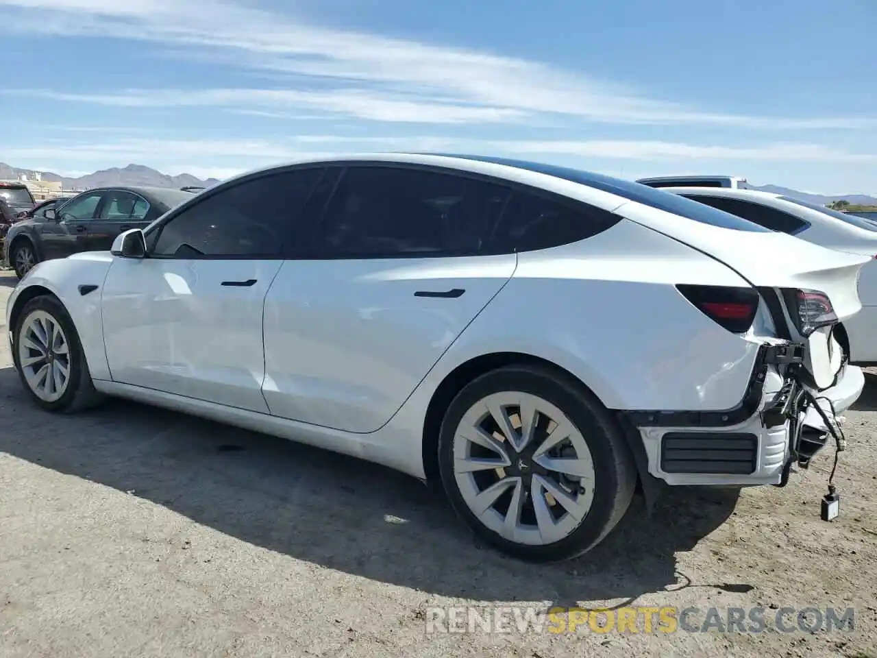 2 Photograph of a damaged car 5YJ3E1EAXPF420320 TESLA MODEL 3 2023