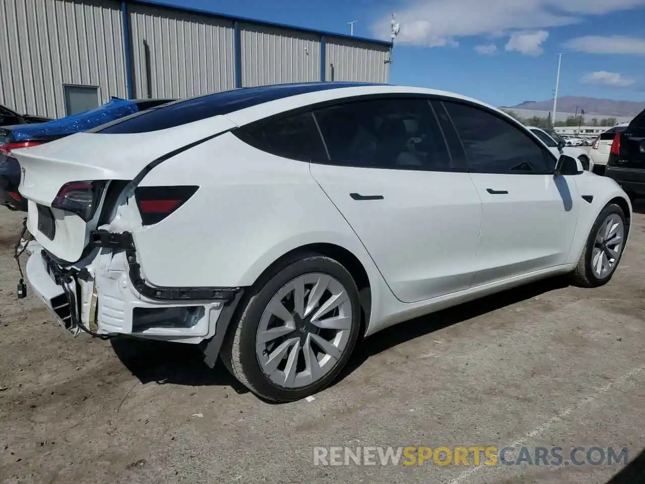 3 Photograph of a damaged car 5YJ3E1EAXPF420320 TESLA MODEL 3 2023